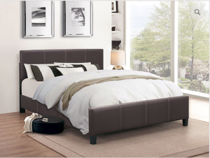 Platform Bed (Black, Brown , White or Grey)