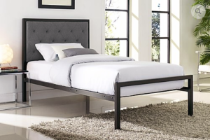 Platform Bed Grey