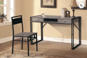 Desk with matching chair