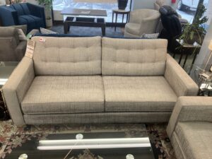 Grey Sofa & Chair with gold etching 🇨🇦