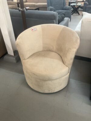 Caramel Fabric swivel chair MADE IN 🇨🇦