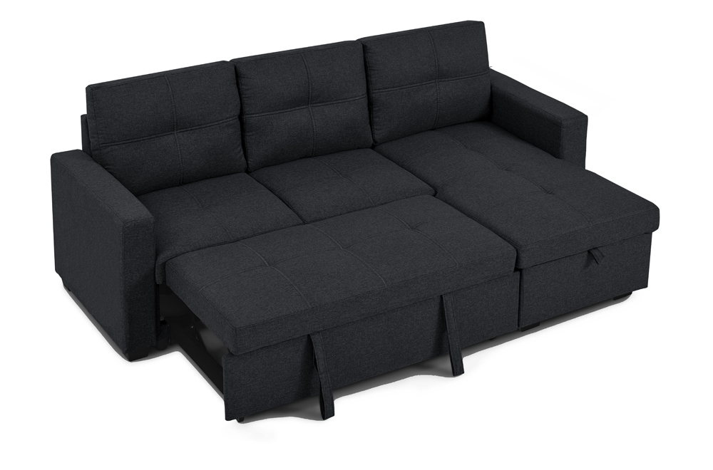 Sectional Sofa Bed Black OR Grey - Image 3