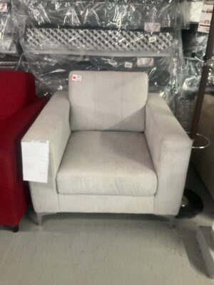 Light Grey accent chair MADE IN 🇨🇦