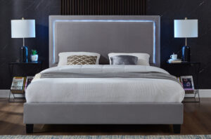 Platform Bed With Light Up Headboard