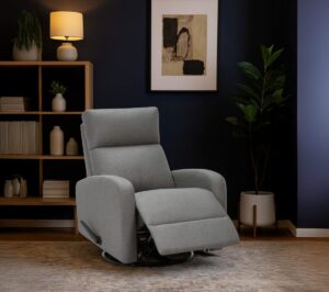 Manual Recliner Grey Fabric #11041